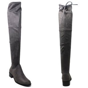 CHARLES BY CHARLES DAVID‎ Gammon Over-The-Knee Suede Boot In Charcoal Size 7M